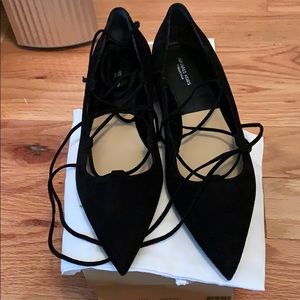 Michael Kors Collection suede flats